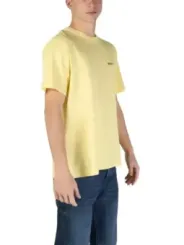 Gelbes Boss T-Shirt für Herren