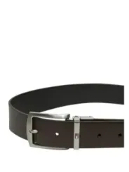 Dunkelbrauner Tommy Hilfiger Ledergürtel