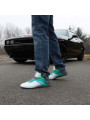 Weiße Sparco Rennschuhe mit Akzenten