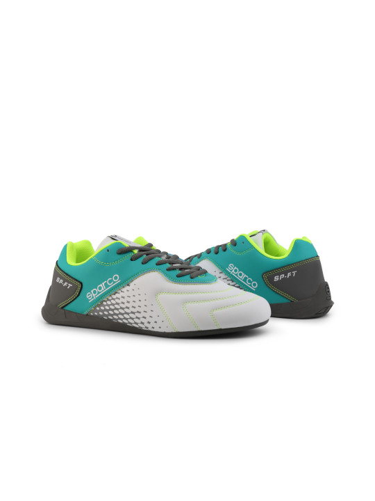Weiße Sparco SP-FTX Rennschuhe