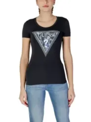 Guess Logo Triangle Damen T-Shirt