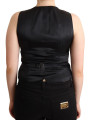 Tops & T-Shirts Elegant Black Vest Top with Button Detail 550,00 €  | Planet-Deluxe