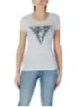 Weißes Guess-T-Shirt mit Logo