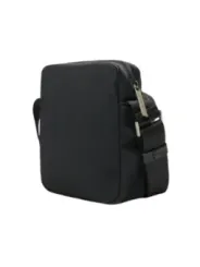 Schwarze Leder Umhängetasche Calvin Klein