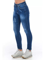 Jeans & Pants Chic Worn Wash Denim Jeans for Sophisticated Style 190,00 € 3000009800042 | Planet-Deluxe