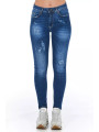 Jeans & Pants Chic Worn Wash Denim Jeans for Sophisticated Style 190,00 € 3000009800042 | Planet-Deluxe