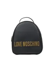 Graue Love Moschino Leder Rucksack