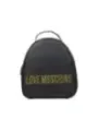 Graue Love Moschino Leder Rucksack