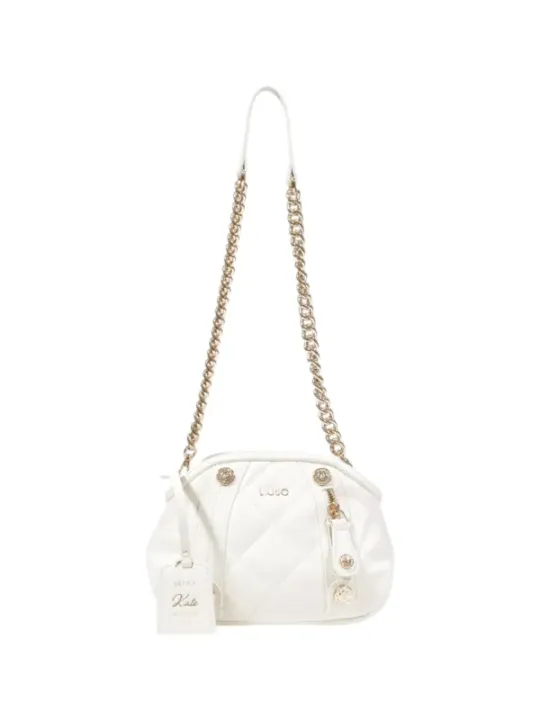 Weiße Liu Jo Handtasche Goldkette