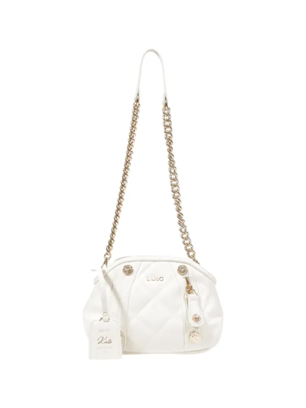 Weiße Liu Jo Handtasche Goldkette