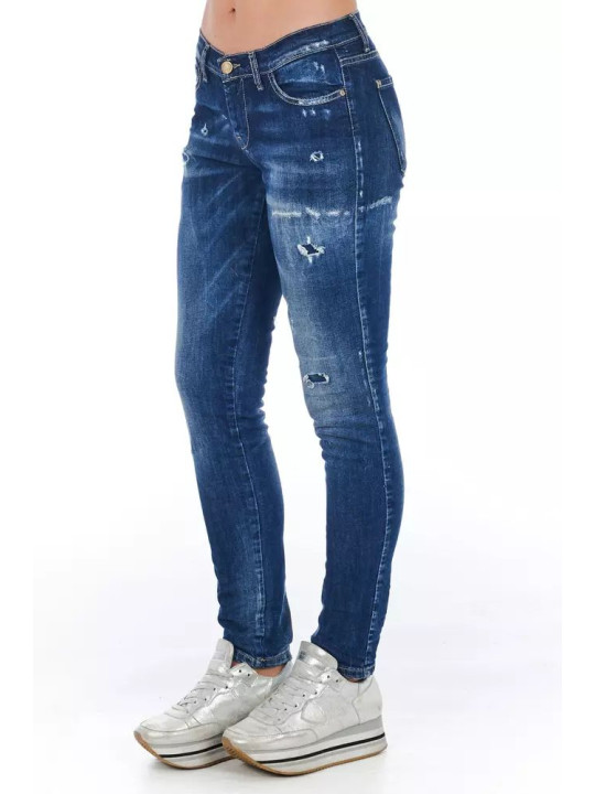 Jeans & Pants Chic Worn Wash Skinny Denim Jeans 270,00 € 3000009181042 | Planet-Deluxe