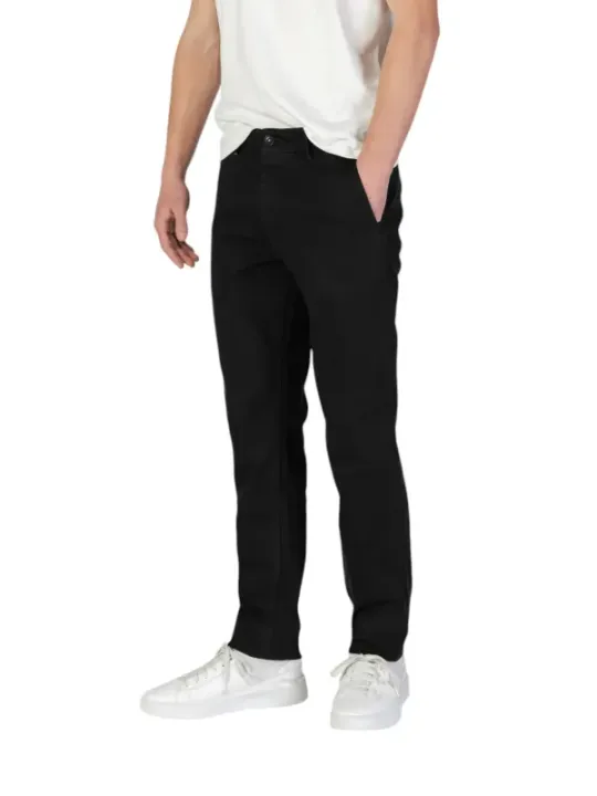 Schwarze Slim Fit Herrenhose