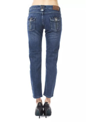 Jeans & Pants Chic Light Blue Capri Jeans with Button Details 80,00 € 2000031146249 | Planet-Deluxe