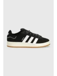 Schwarze Adidas Sneaker mit Gummisohle
