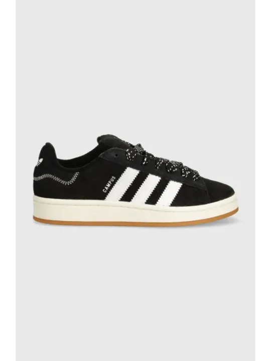 Schwarze Adidas Sneaker mit Gummisohle