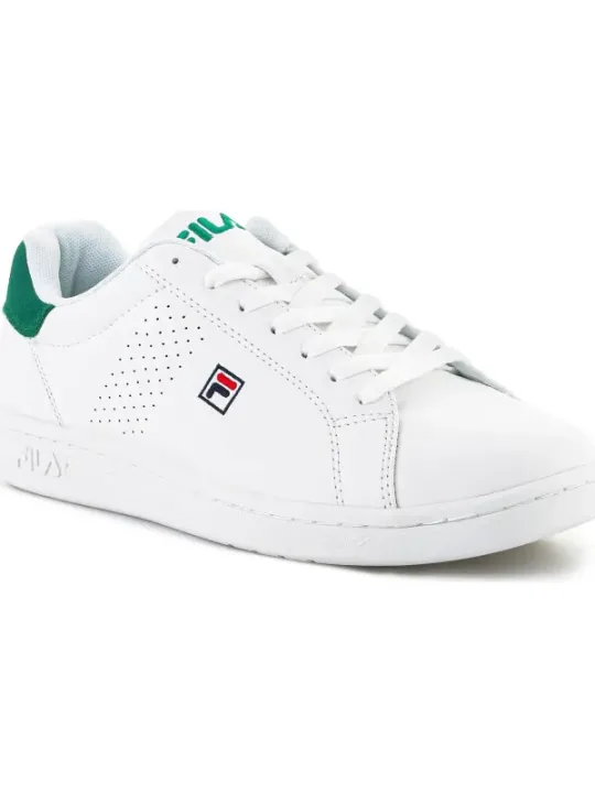 Weiße Fila Sneaker mit Grün