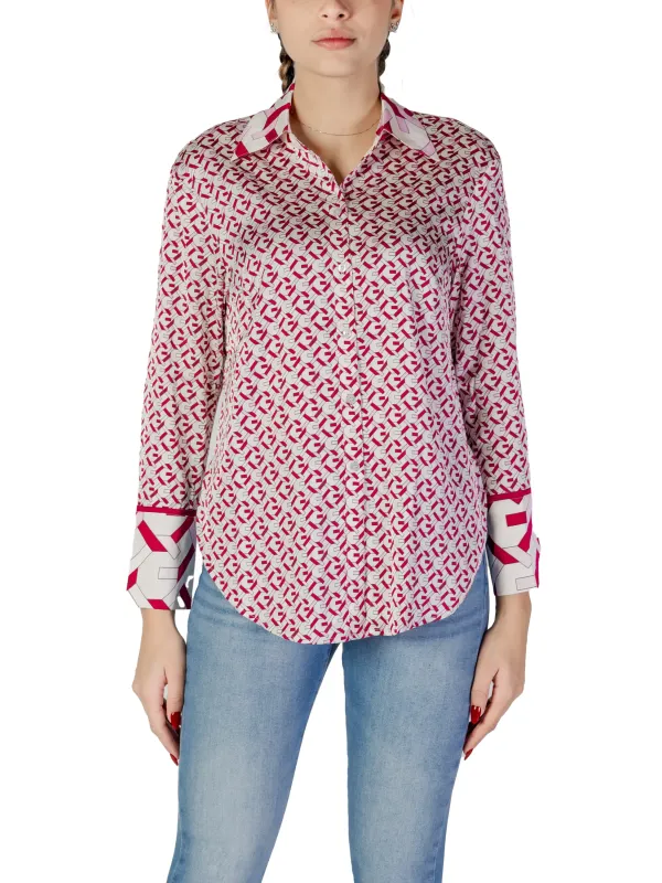 Rote geometrische Muster Bluse Guess Rote geometrische Muster Bluse Guess