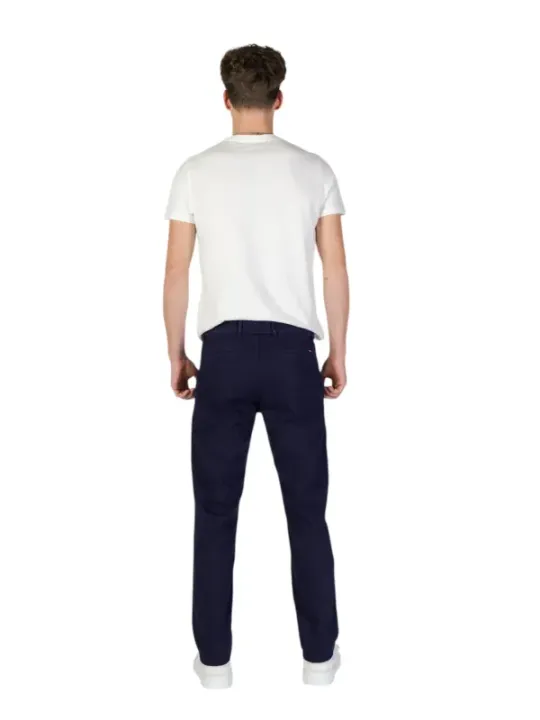 Dunkelblaue Herrenstoffhose