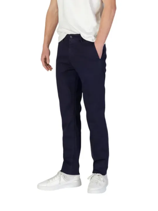 Dunkle blaue Boss Herrenhose schlank