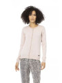 Sweaters Chic Pink Woollen Blend Long Sleeve Shirt 210,00 € 2000049130476 | Planet-Deluxe