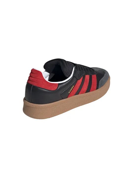 Schwarzer Adidas Samba Sneaker Leder