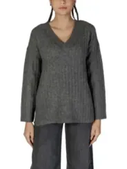 Vila Clothes 479258 Pullover grau meliert