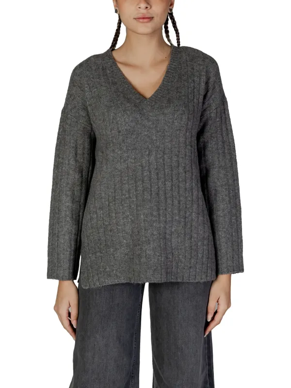Vila Clothes 479258 Pullover grau meliert Vila Clothes 479258 Pullover grau meliert