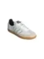 Weiße Adidas Leder Sneaker Gummi.