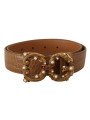 Belts Elegant Croco Leather Amore Belt with Pearls 700,00 € 8057155019373 | Planet-Deluxe