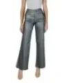Metallic graue weite Hosen Jacqueline De Yong
