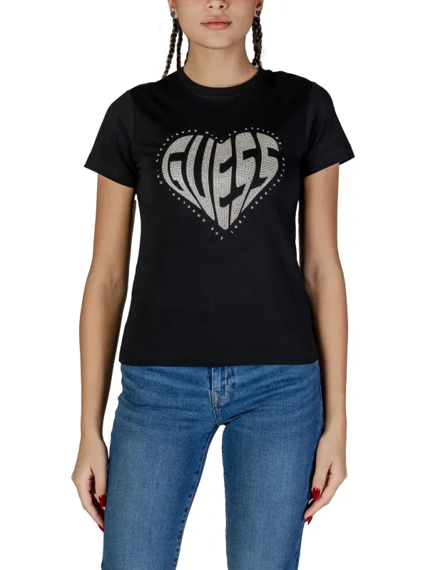 Guess Herz-Design Damen T-Shirt