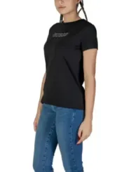 Schwarzes Guess Active T-Shirt Logo