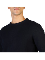 Schwarzer Kaschmir C-Neck Pullover