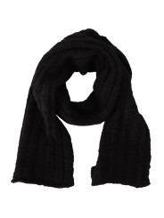 Scarves Elegance Unleashed Black Wool Scarf 500,00 € 8057155724062 | Planet-Deluxe