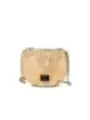 Weltkarte Clutch goldfarbener Schulterriemen