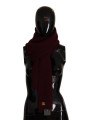 Scarves Elegant Cashmere Knit Scarf in Dark Red 700,00 € 8057155418480 | Planet-Deluxe