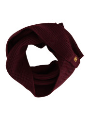 Scarves Elegant Cashmere Knit Scarf in Dark Red 700,00 € 8057155418480 | Planet-Deluxe