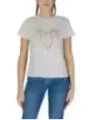 Weißes T-Shirt mit Herz-Logo