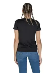 Schwarzes Guess T-Shirt mit Logo