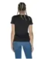 Schwarzes Guess T-Shirt mit Logo