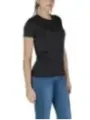 Graues Guess-Logo-T-Shirt aus Baumwolle