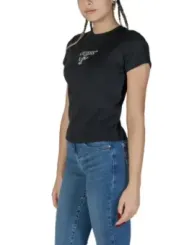 Schwarzes Guess Active T-Shirt Jeans