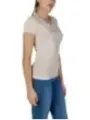 Guess pink Logo V-Ausschnitt-Shirt