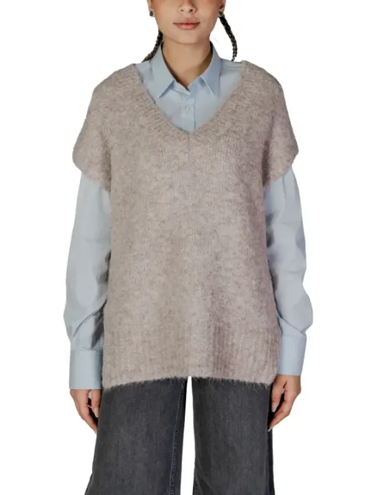 Taupe Vero Moda Pullover Jeans
