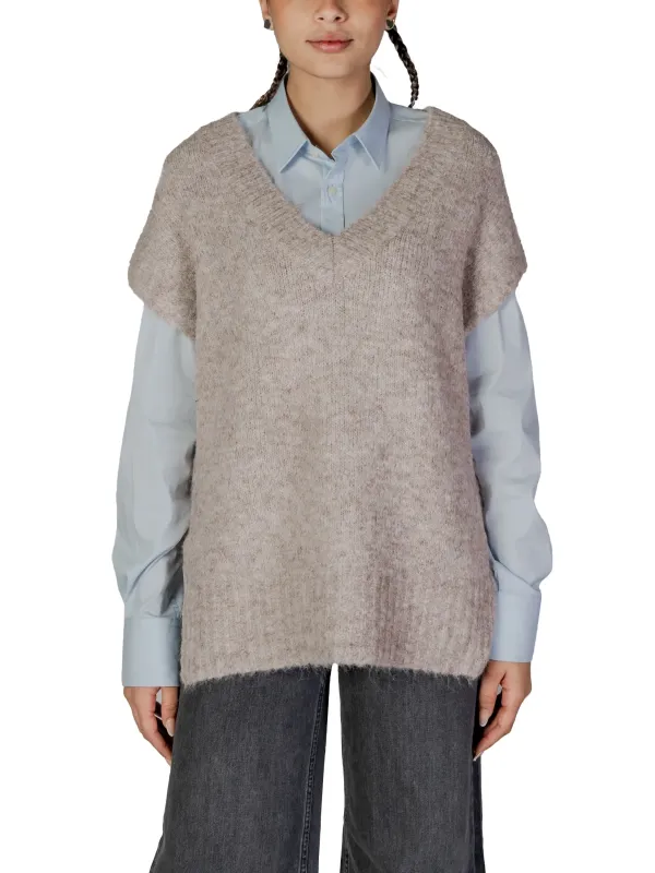 Taupe Vero Moda Pullover Jeans Taupe Vero Moda Pullover Jeans