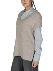 Vero Moda Strickpullover Damen beige