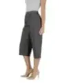 Graue Culottes mit Boxplissee