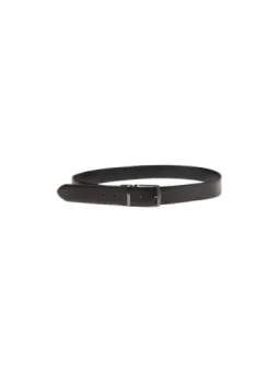Schwarzer Guess Ledergürtel mit Logo