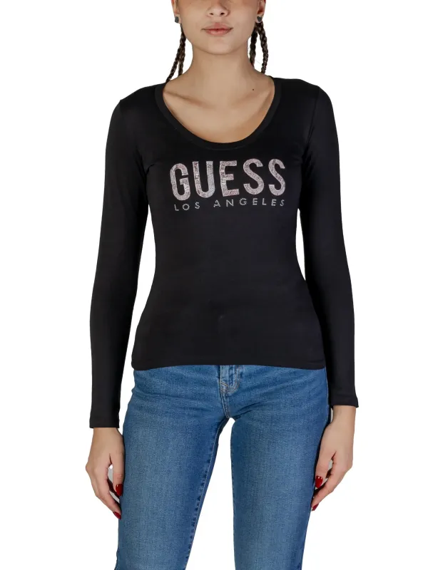 Guess Los Angeles T-Shirt Schwarz Guess Los Angeles T-Shirt Schwarz