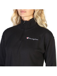 Schwarzes Champion Quarter-Zip Sweatshirt
